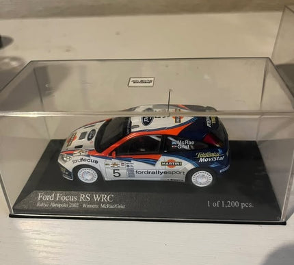 1/43 Ford Focus RS WRC McRae No. 5 Acropolis Rally Winner 2002 FORD FOCUS