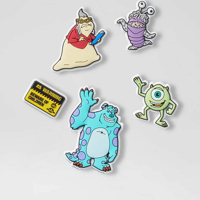 Crocs Disney Pixar Monsters Inc Jibbitz Shoe Charms - Multi (5 Pack)