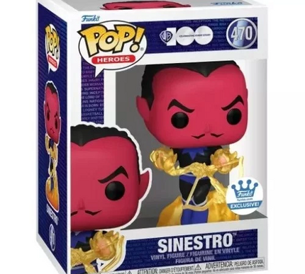 sinestro #470 Pop! funko vinyl DC + Free case