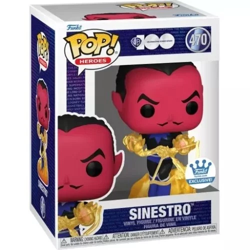 sinestro #470 Pop! funko vinyl DC + Free case