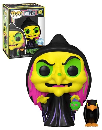 Disguised Evil queen with raven #1426 Disney Black light Funko Pop! vinyl 