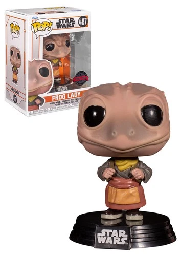 Star Wars Funko Pop - Frog Lady - The Mandalorian - No. 487 - Free Protector
