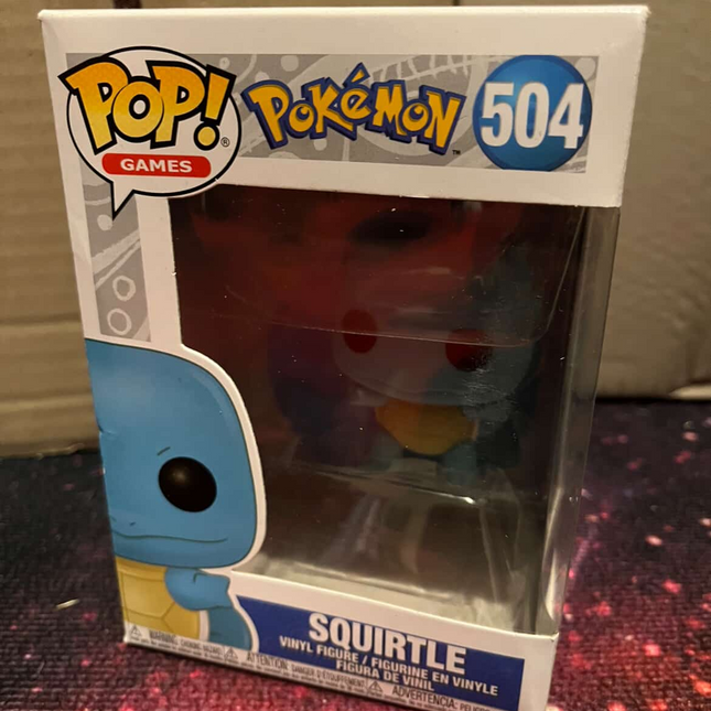 Squirtle #504 Pokemon Funko Pop! vinyl (photo)