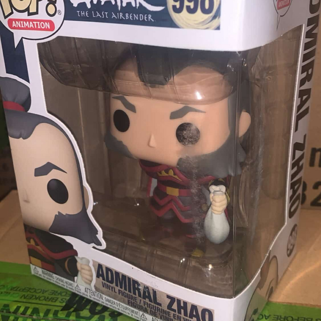 Avatar The Last Airbender Admiral Zhao Pop! Vinyl Figure #998 + free case