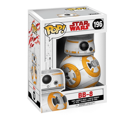 (2017) bb-8 #196 Funko POP! vinyl star wars + free case
