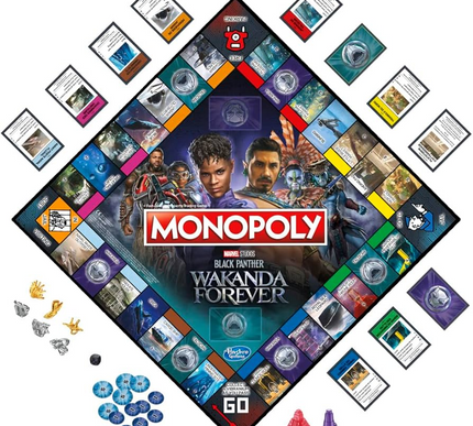 Black panther Wakanda for ever MARVEL Brand new sealed monopoly game board