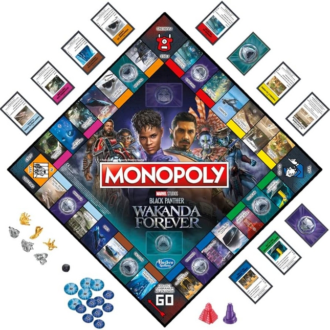 Black panther Wakanda for ever MARVEL Brand new sealed monopoly game board