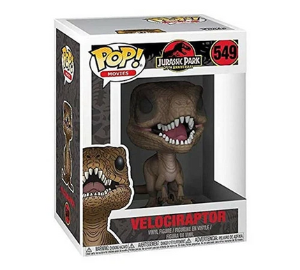 Velociraptor #549 Jurassic park "MOVIES" Funko Pop! Vinyl Figure