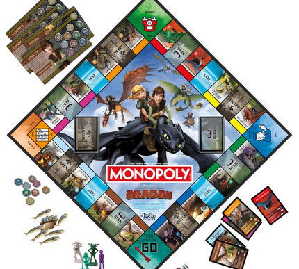How to train your dragon Brand new sealed monopoly game board