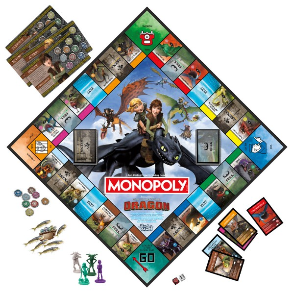 How to train your dragon Brand new sealed monopoly game board