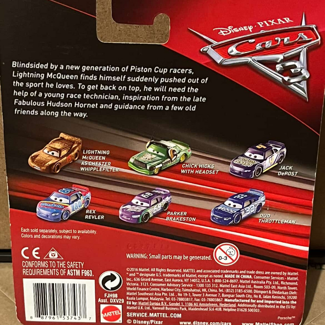Disney Pixar Cars 3 Luigi & Guido Diecast Mattel 2016 (sticky taped)