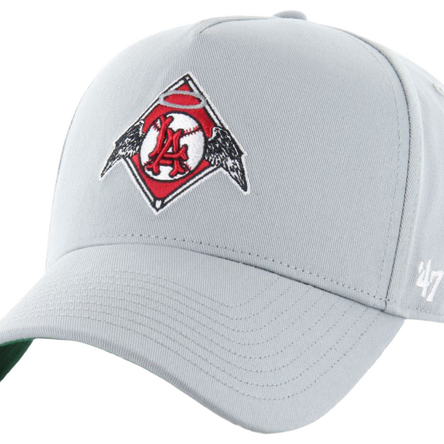 Los Angeles Angels '47 Clean Up adjustable hat in gray/red