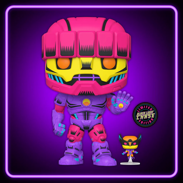 Sentinel #1054 SUPER SIZED 10"IN BLACK LIGHT  CHASE Marvel Funko Pop! vinyl 