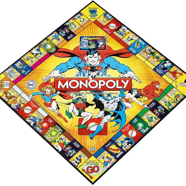 Brand new DC COMICS sealed monopoly game board