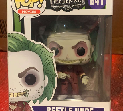Beetle juice #641 "MOVIES" Funko Pop! Vinyl Figure (damaged)