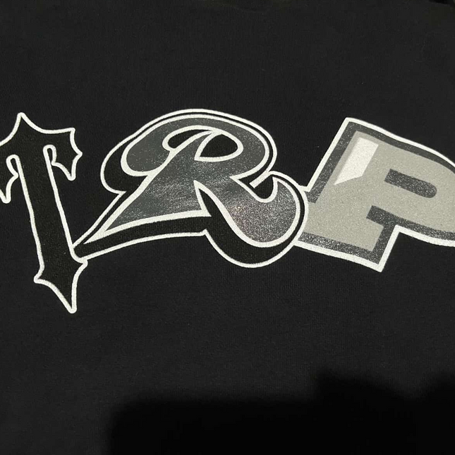 Trapstar  TRP Hoodie - Black/Blackout Edition - Medium 