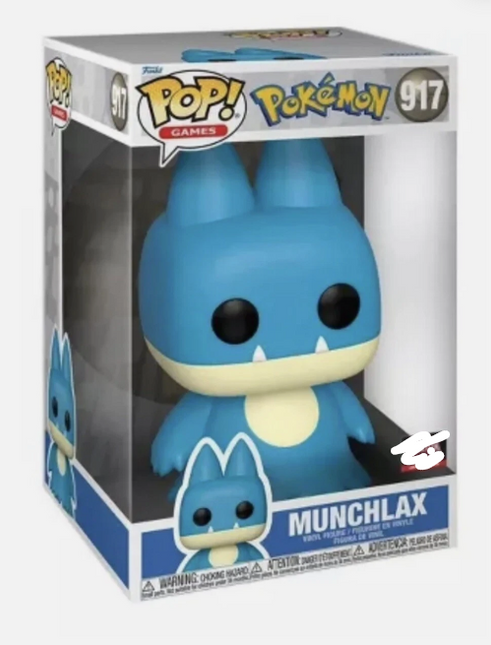 Munchlax #917 Super Sized 10" inch Pokemon Funko Pop! vinyl