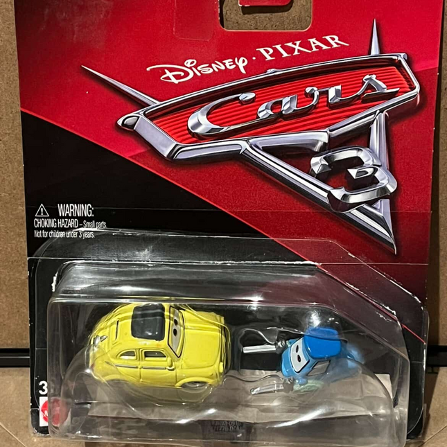 Disney Pixar Cars 3 Luigi & Guido Diecast Mattel 2016 (sticky taped)