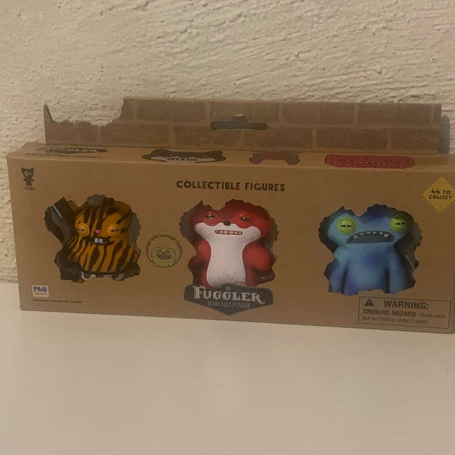 3 Pack Fuggler Funny Ugly Monster Collectible Figures