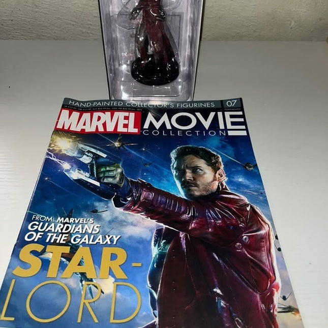Star-lord #07 Marvel Movie Hand painted Eaglemoss figurine with magazine 