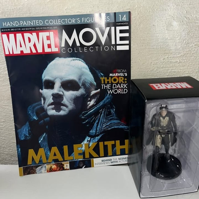 Malekith #14 Marvel Movie Hand painted Eaglemoss figurine with magazine 