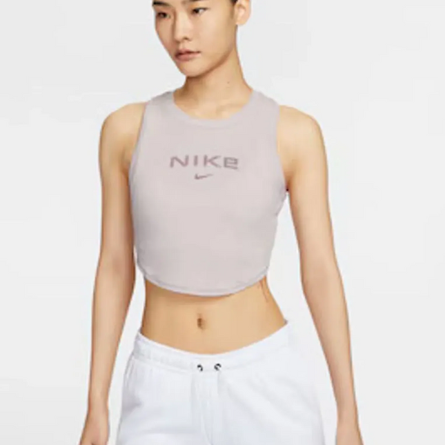Nike Ribbed Sportswear Cropped Top Size - XL (brand new w/ tags)
