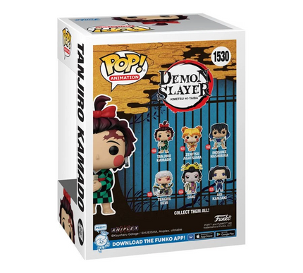 Demon Slayer - Tanjiro Kamado (Kimono) Pop! Vinyl Figure #1530 + free case