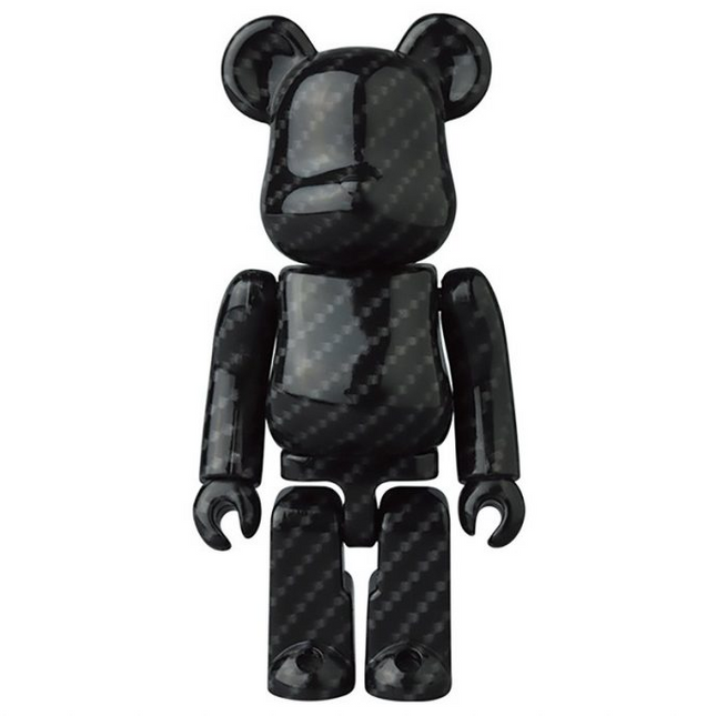 Bearbrick Carbon Fiber Pattern Series 43 Medicom 100% Designer Toy
