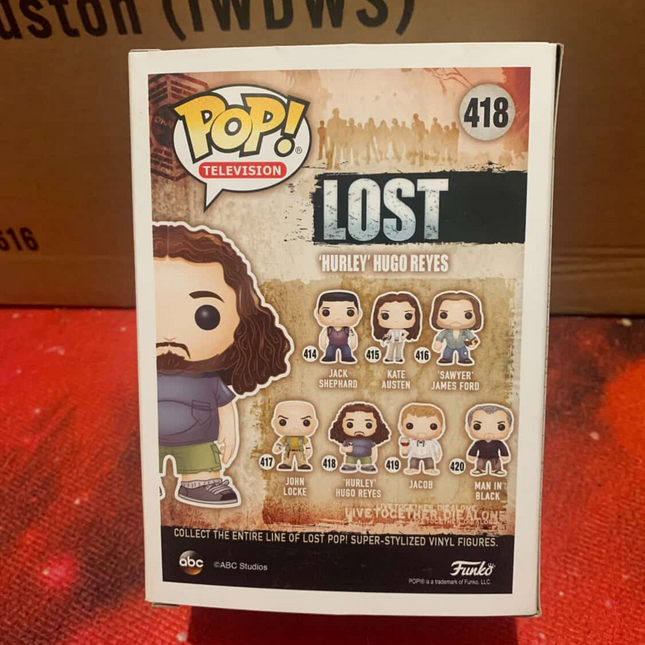 Hurley Hugo Reyes #418 "lost" "TV" Funko Pop! Vinyl Figure