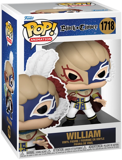William #1718 - Black Clover Funko Pop! Animation + free case