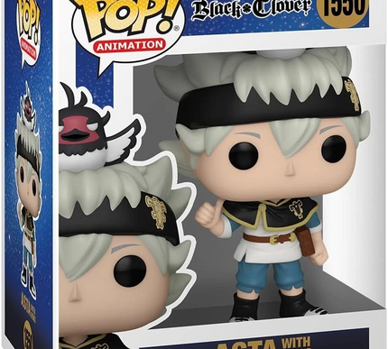 Funko Pop! Animation: Black Clover - Asta with Nero Vinyl Figure #1550 Free Case