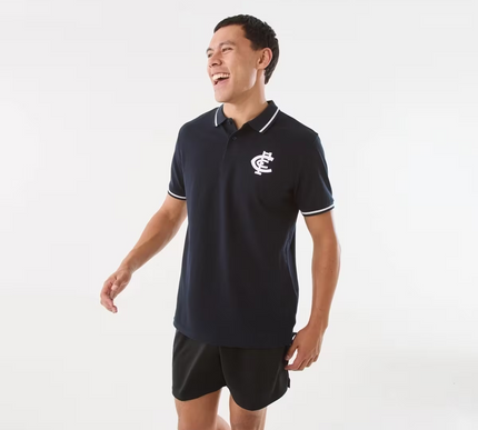 Official AFL Adult Polo Shirt - CARLTON - XL