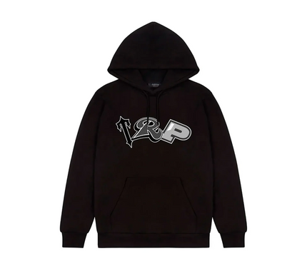 Trapstar  TRP Hoodie - Black/Blackout Edition - Medium 