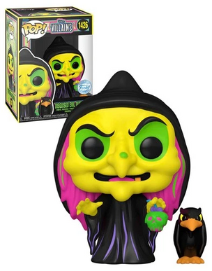 Disguised Evil Queen Snow white #1426 Disney BlackLIGHT Funko Pop! Vinyl Figure 
