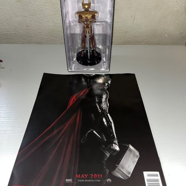 Heimdall THOR #27 Marvel Movie Hand painted Eaglemoss figurine with magazine 