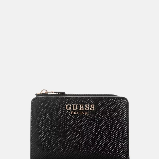 Guess Black Laurel Zip Card Case Wallet - ONE SIZE Brand New with tags