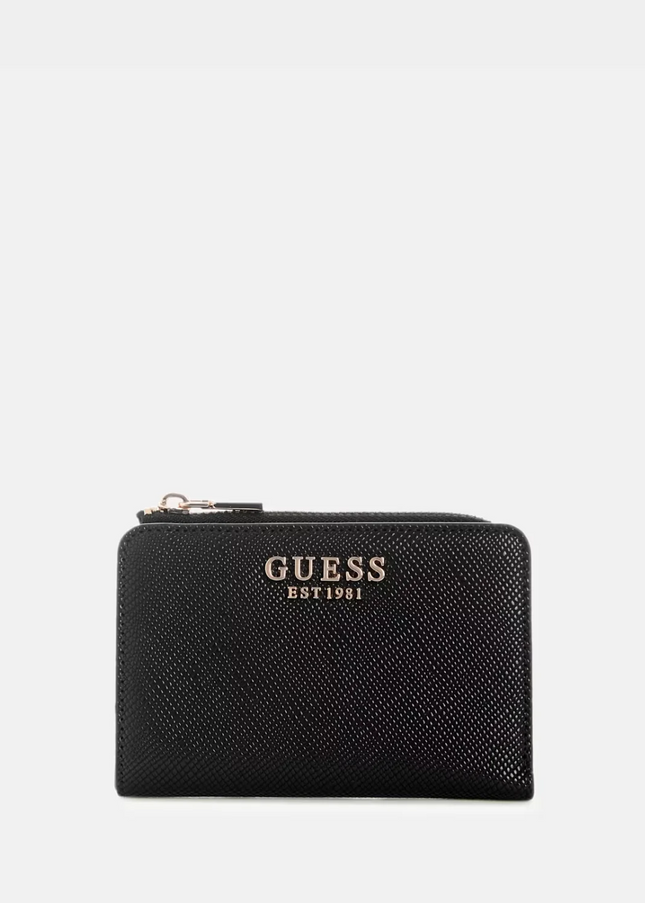 Guess Black Laurel Zip Card Case Wallet - ONE SIZE Brand New with tags