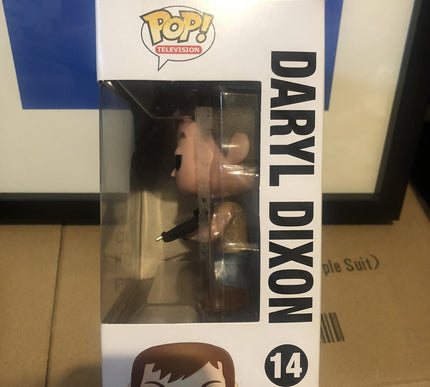 2015 The Walking Dead Daryl Dixon 14 Funko Pop Vinyl + Free Case (minor Damage)