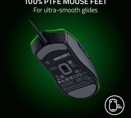 Razer Cobra Minecraft Edition - Lightweight Wired Gaming Mouse - 8500 DPI Sen...