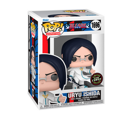 NEW Bleach Uryu Ishida #1696 GITD CHASE Funko Pop in PROTECTOR
