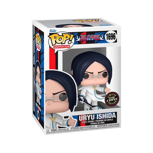 NEW Bleach Uryu Ishida #1696 GITD CHASE Funko Pop in PROTECTOR