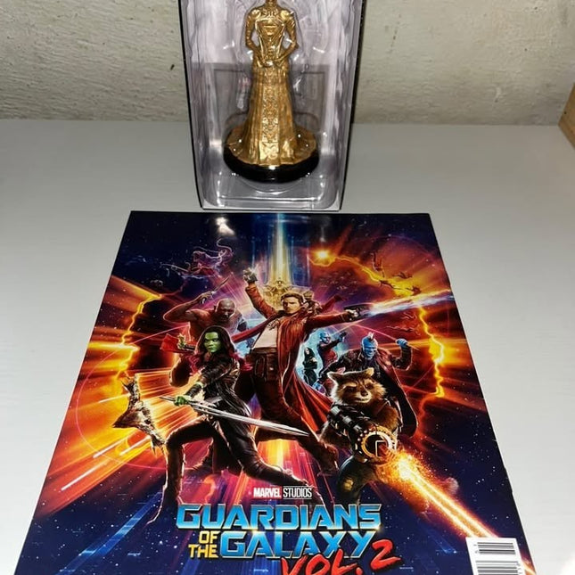 Ayesha #51 Guardians of the galaxy 2Hand painted Eaglemoss figurine w/ magazine 