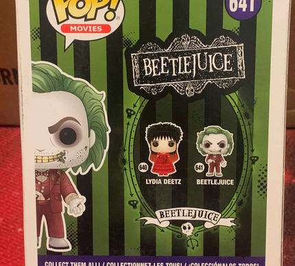 Beetle juice #641 "MOVIES" Funko Pop! Vinyl Figure (damaged)