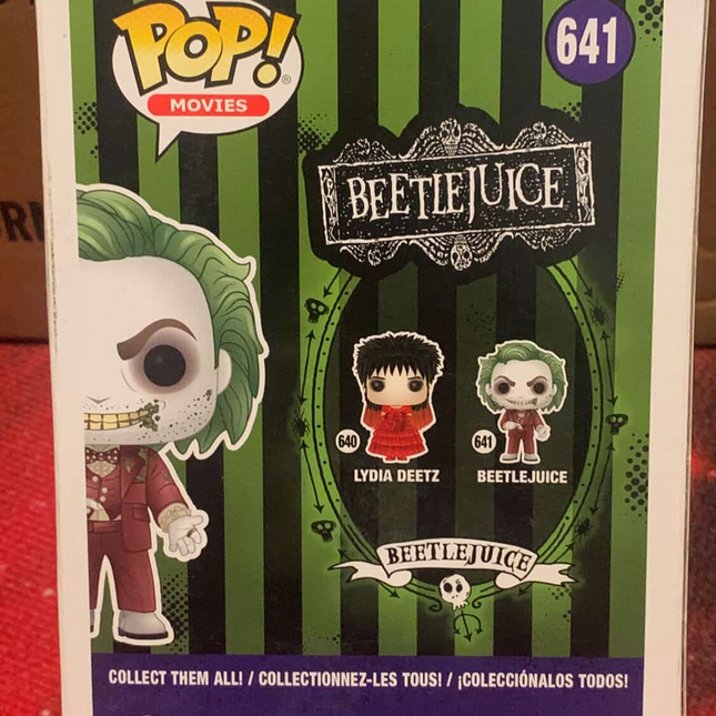 Beetle juice #641 "MOVIES" Funko Pop! Vinyl Figure (damaged)