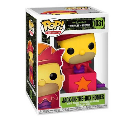 Jack-In-The-Box Homer Simpson #1031 The Simpsons Treehouse of Horror Pop! Vinyl