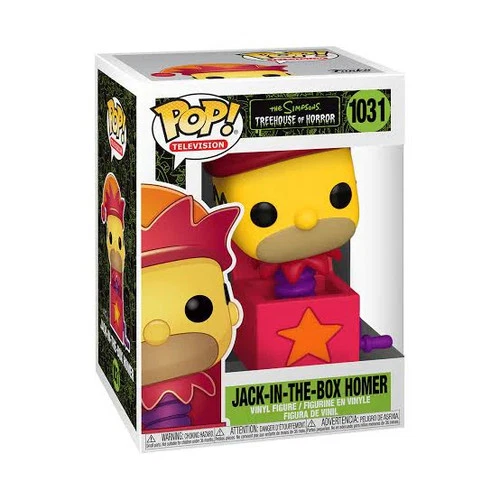 Jack-In-The-Box Homer Simpson #1031 The Simpsons Treehouse of Horror Pop! Vinyl