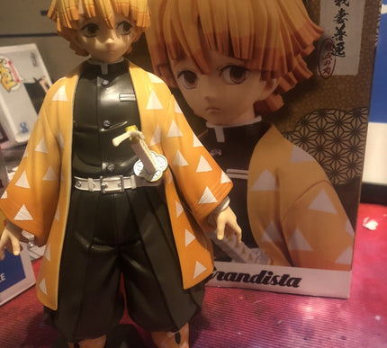 BANPRESTO Grandista Demon Slayer: Kimetsu No Yaiba Zenitsu Agatsuma Opened