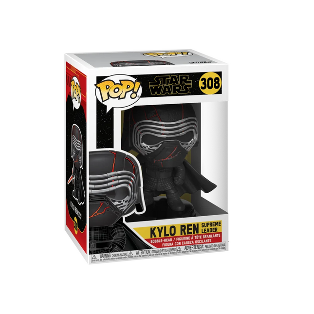 STAR WARS KYLO REN SUPREME LEADER BOBBLE HEAD #308 FUNKO POP VINYL