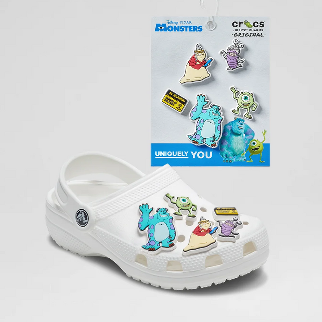 Crocs Disney Pixar Monsters Inc Jibbitz Shoe Charms - Multi (5 Pack)