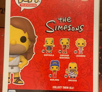 Young obeseus #1204 THE SIMPSONS "TV" Funko Pop! Vinyl Figure (damaged)